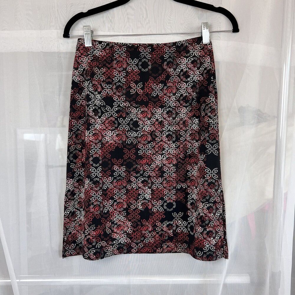 Vintage y2k A Byer stretch mini skirt black polka dot Small witchy autumn